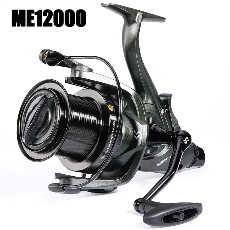 Sougayilang 11000 12000 Full Metal Spinning Reel 13+1BB 4.6:1 High Speed Ratio Max Drag 25KG Fishing Reel for Saltwater Fishing