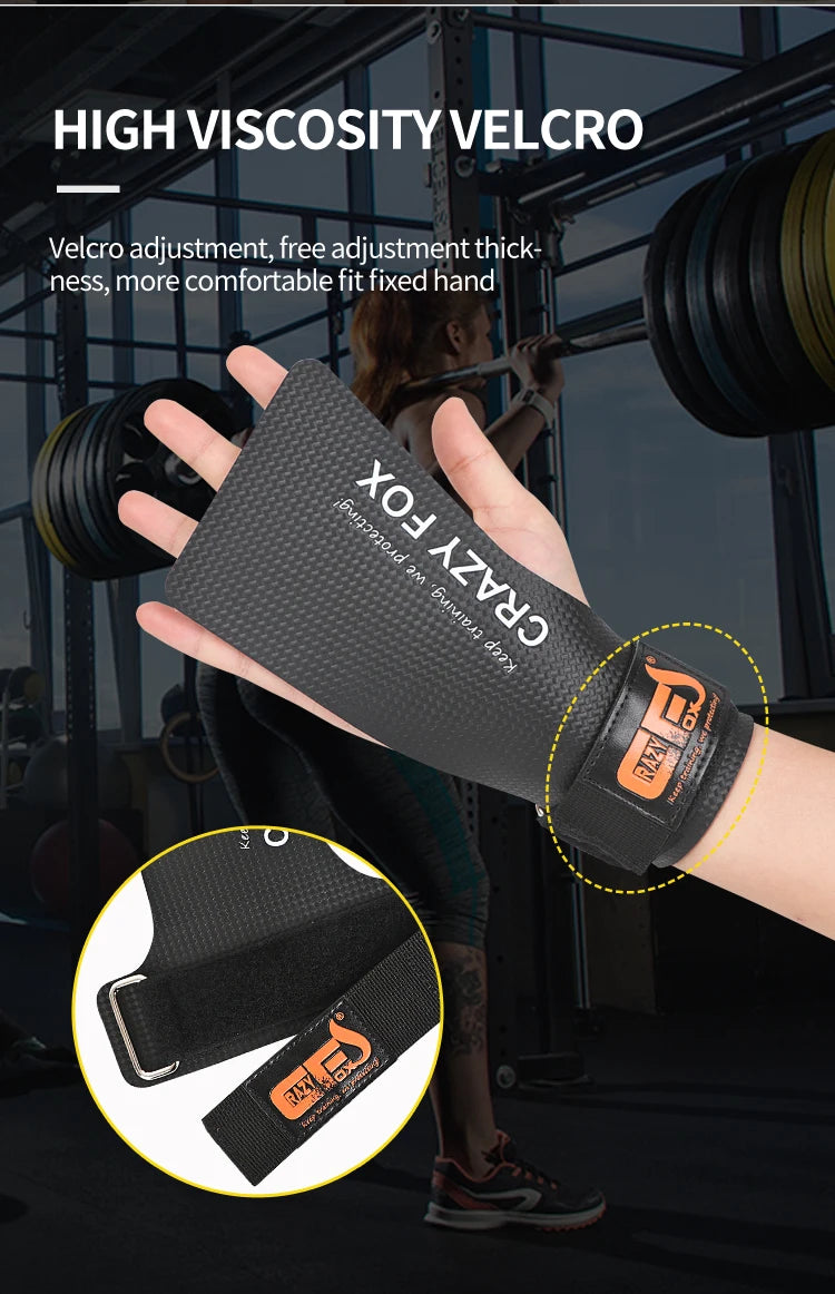 S/M/L/XL Weightlifting Grip Lifting glove Guantes Crossfit Guantes Para Entrenar Gym Luva Musculação Masculino Calleras