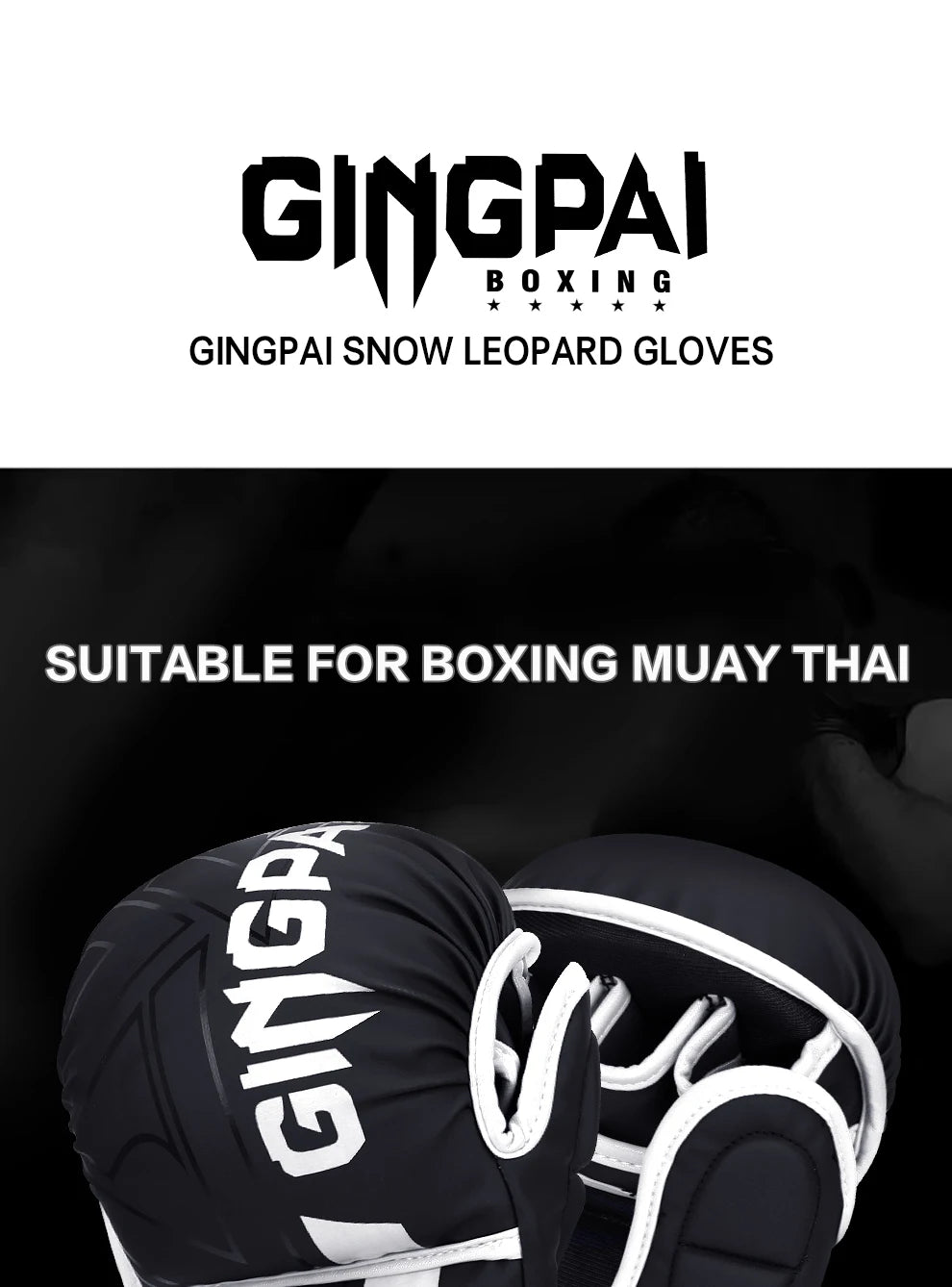 Professional MMA Boxing Gloves Half Finger Sandbag Karate Muay Thai Training Gloves PU Adult Kids Thickened Boxing Equipment