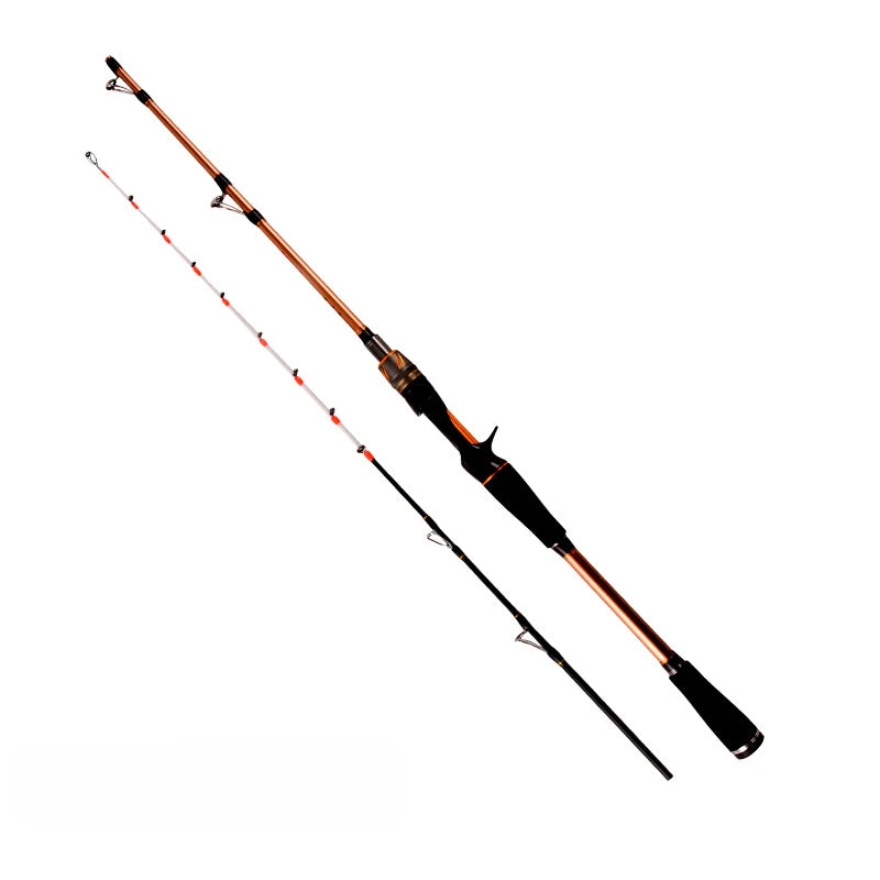 Fishing Rods 2 Sections 1.2m 1.3m 1.4m 1.5m 1.6m 1.8m UL Power Carbon Ultralight Spinning Casting Fishing Rods