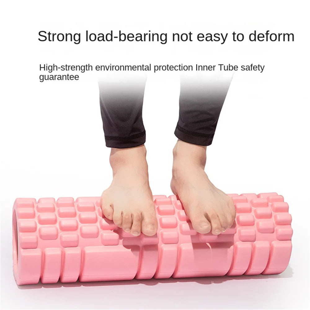 25.5cm Yoga Column Gym Fitness Pilates Foam Roller Exercise Back Massage Roller Yoga Brick Home Fitness Equipment