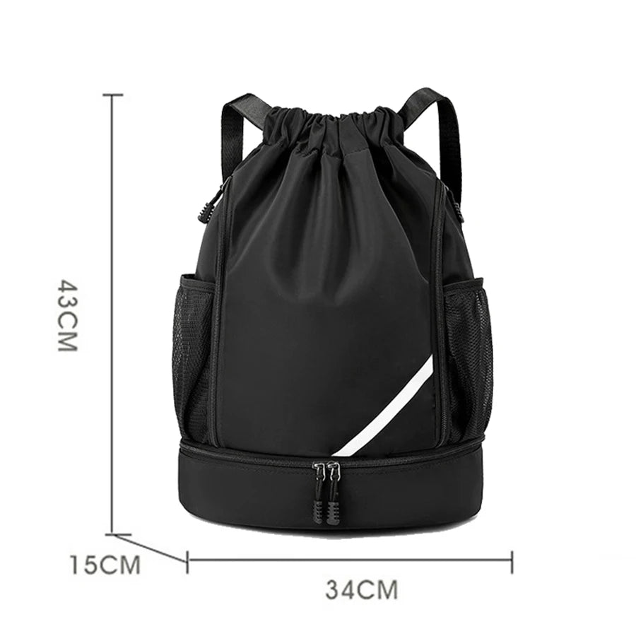 SEYATULLH Sport Fitness Gym Bag Basketball Backpack Travel Outdoor Waterproof Swimming Bag Pouch Camp Hiking Climbing Backpack