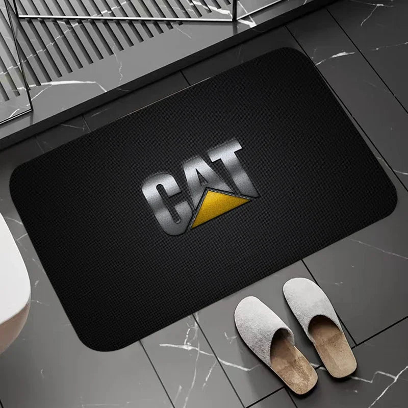 GAT Bath Mats Caterpillar Welcome Large Entrance Doormat Flannel Floor Door Mat Rug Linving Room Kitchen Long Corridor Carpet