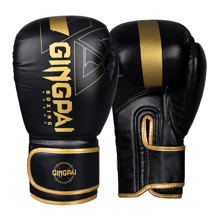 Professional 6/8/10/12/14oz Boxing Gloves PU Muay Thai MMA Profession Kickboxing Adults Sandbag Training Gloves Equipment