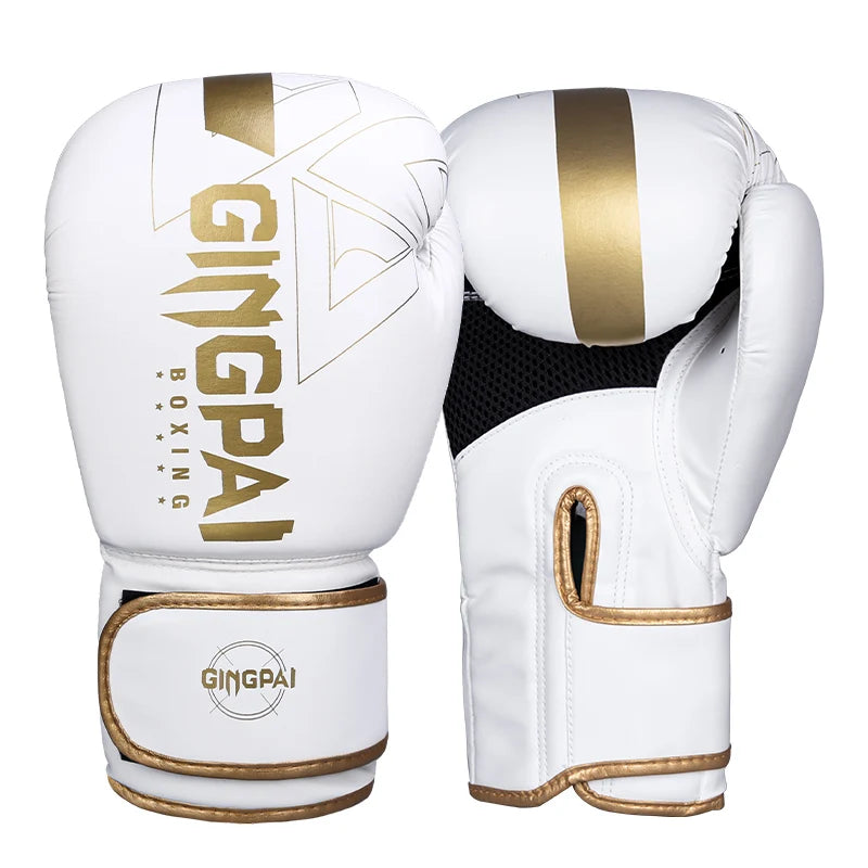 Professional 6/8/10/12/14oz Boxing Gloves PU Muay Thai MMA Profession Kickboxing Adults Sandbag Training Gloves Equipment