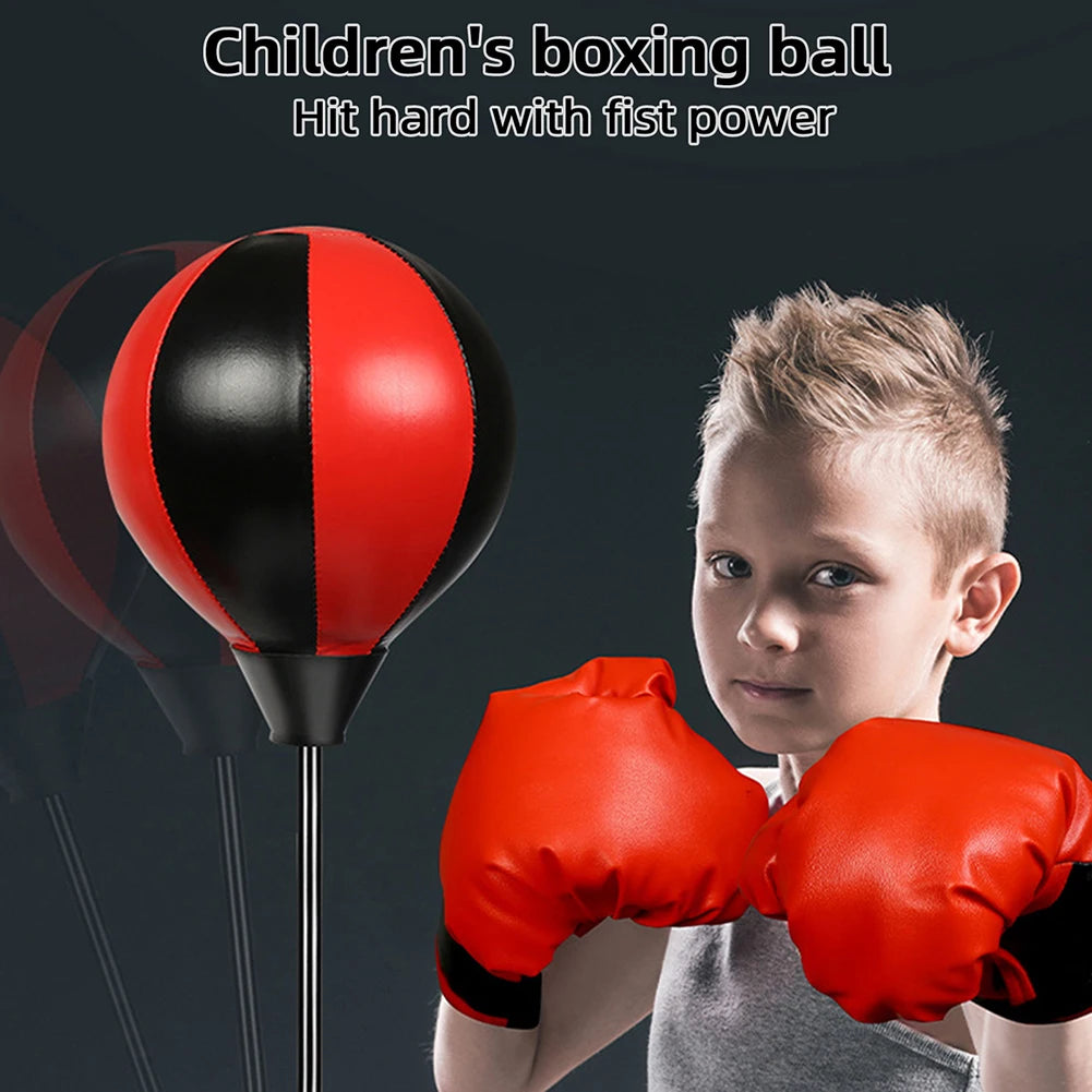 Children's Boxing Bag With Spring Multifunctional Boxing Tool Sport Musculation Training Home Gym Toys For Kickboxing Kids