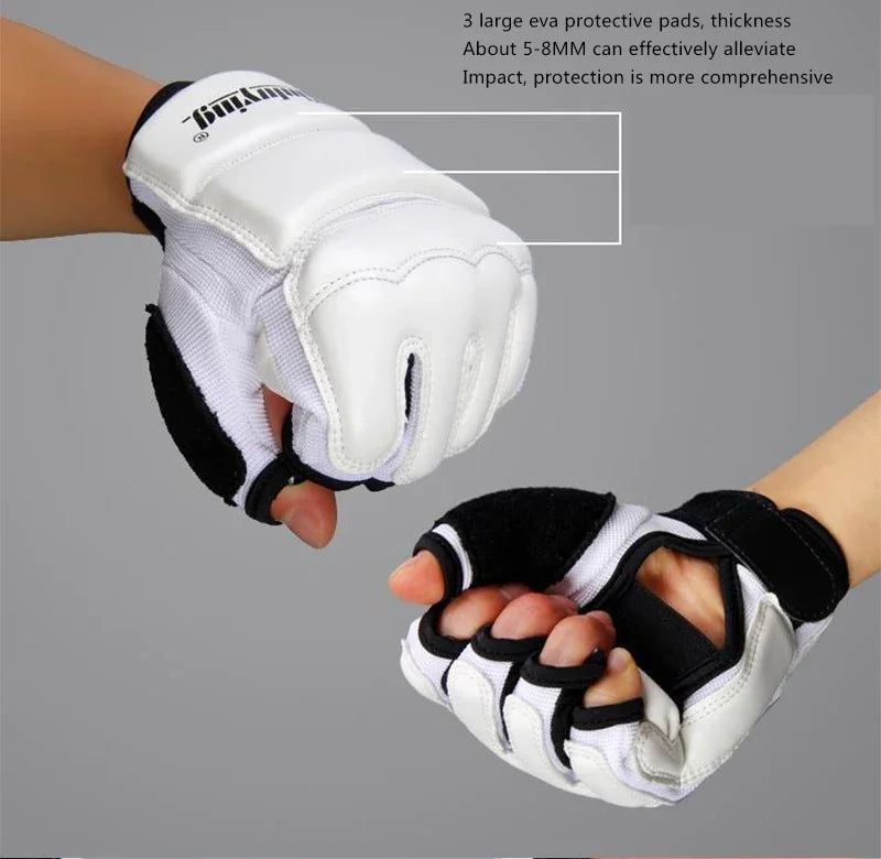 Half Fingers Adults Boxing Fighting Kids Sandbag Training MMA Sanda Karate Muay Thai Fitness Taekwondo Protector Boxing Gloves