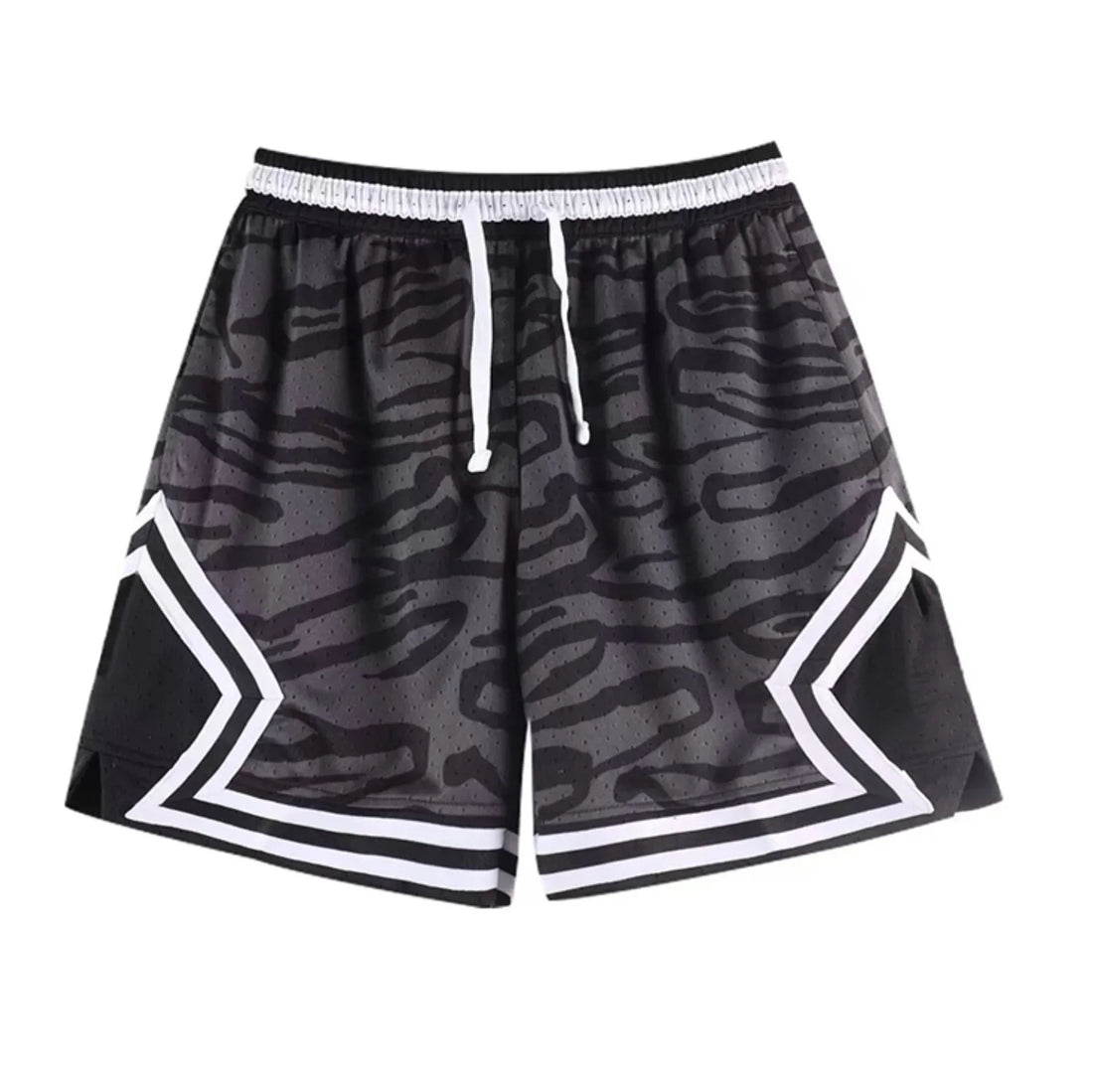 Sports Trendy Men's Pants Summer Men's Sports Fitness Casual Shorts Mesh Breathable Shorts Running Beach Pants