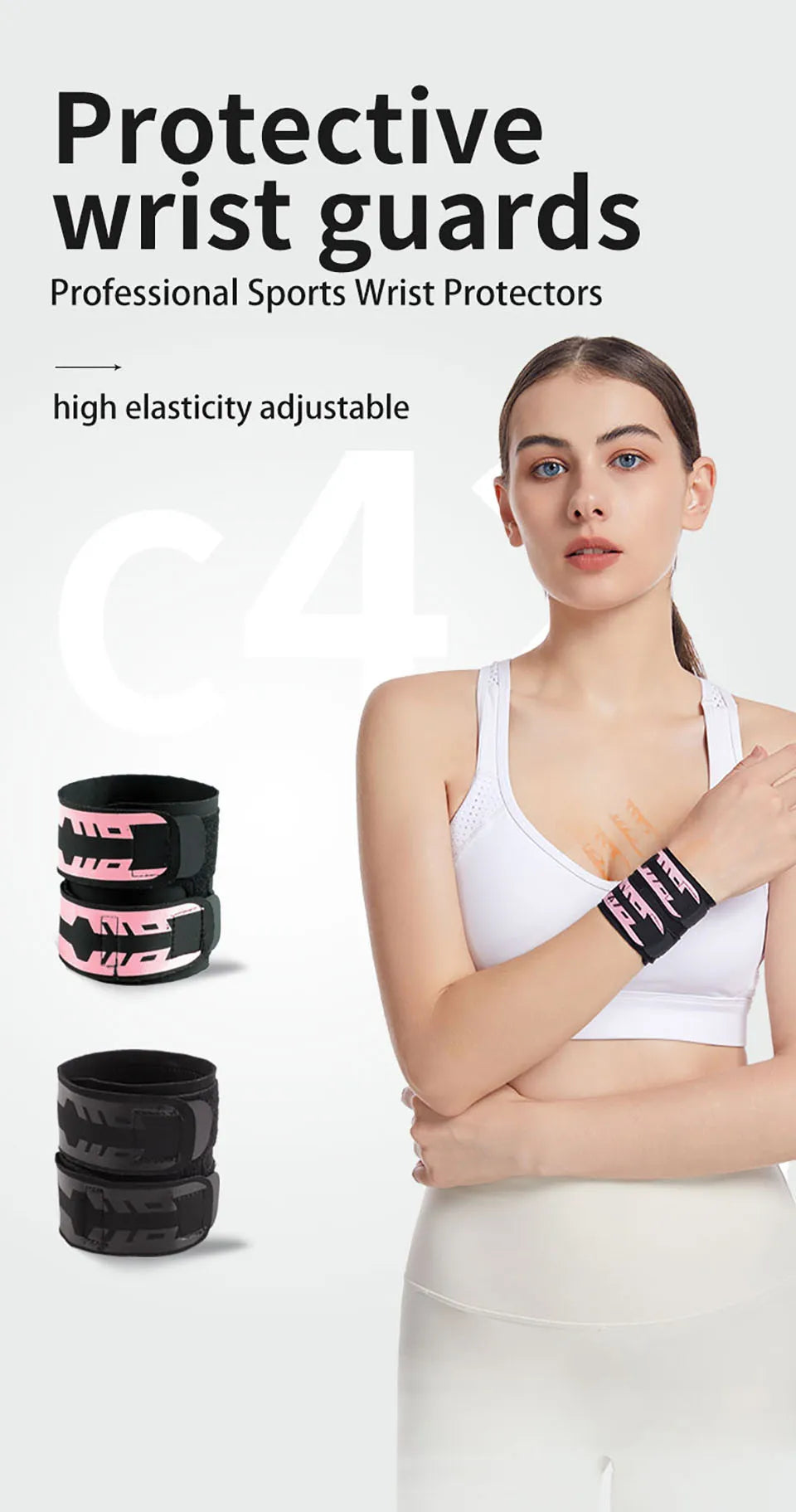 1Pcs Wrist Brace Thin Gym Wrist Wraps Wristband Bandage Basketball Badminton Tennis Equipment Hand Wrist Support Carpal Tunnel