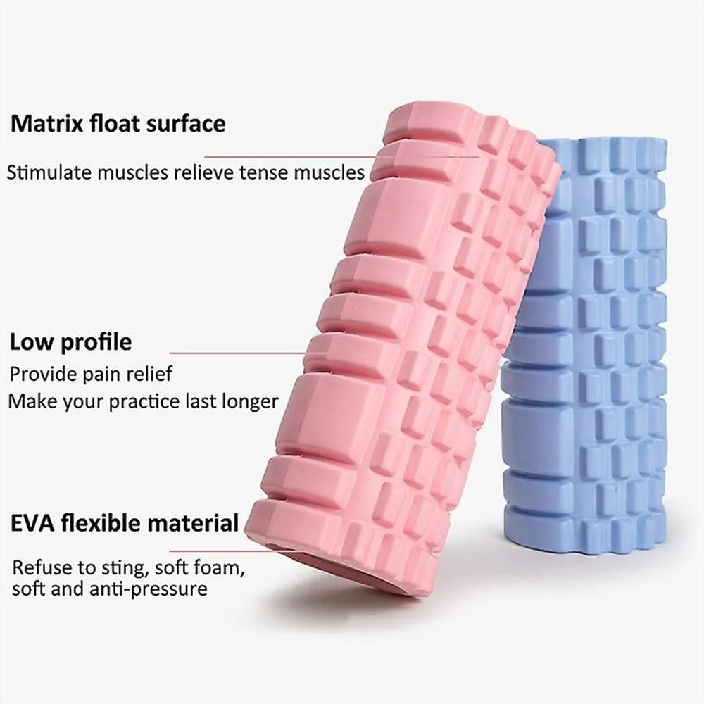 25.5cm Yoga Column Gym Fitness Pilates Foam Roller Exercise Back Massage Roller Yoga Brick Home Fitness Equipment