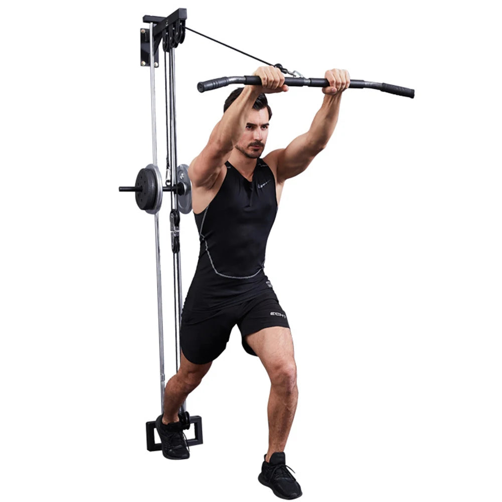 Fitness DIY Pulleys Rotatable Steel Wire Rope Roller Slide Muscle Bodybuilding Pulley Multifunctional Polea Home Gym Machines