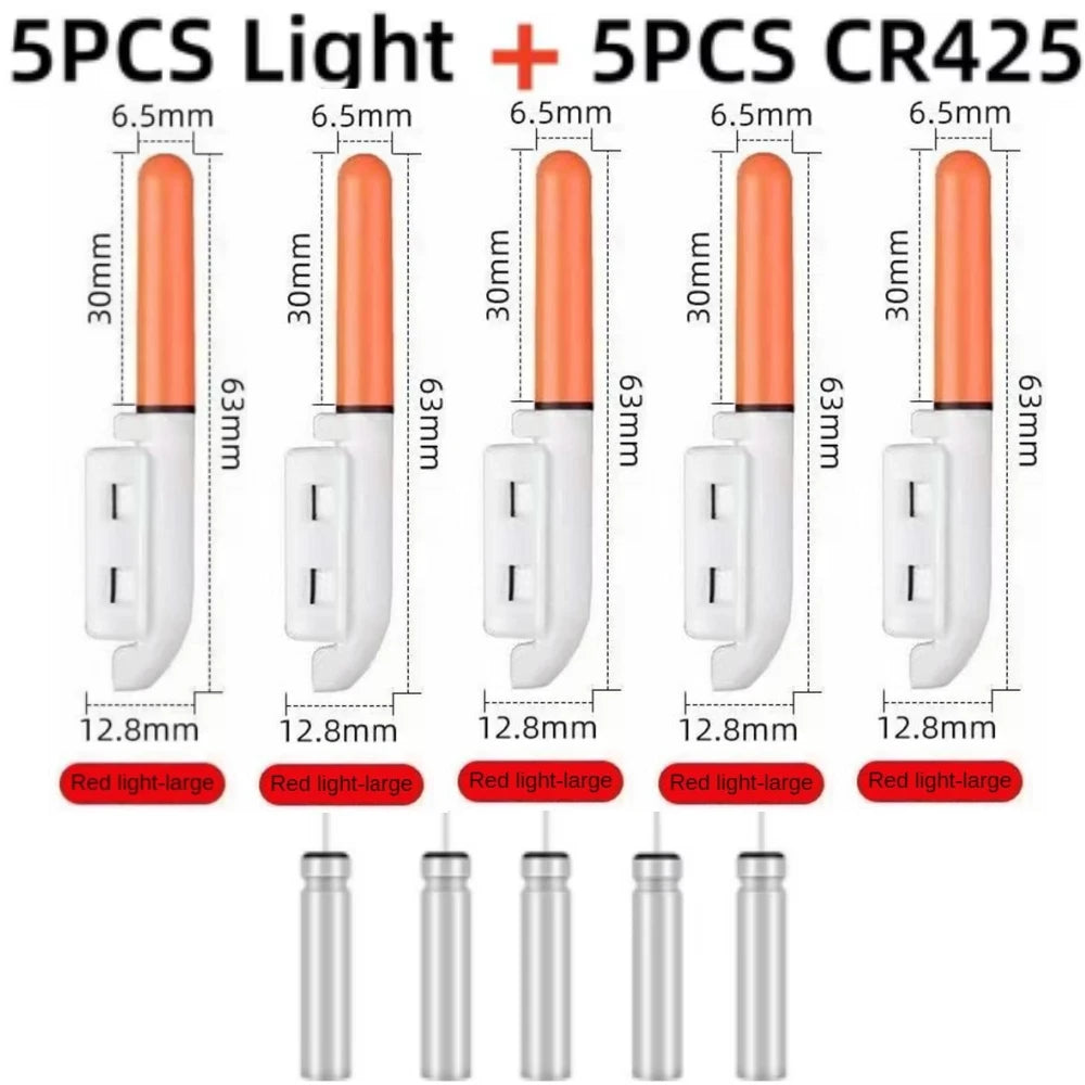 Electronic Fishing Light CR425 3.6V Battery USB Charge Rod Sense Strike Indicator LED Stick Pesca Tackle Night Bright Flash Lamp